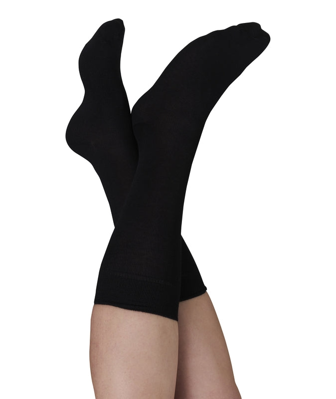 doa Women's 3 Pair Comfort Cuff Bamboo Socks