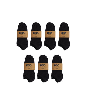 doa 7 Pairs Super Soft Bamboo No Show Ankle Socks for Men
