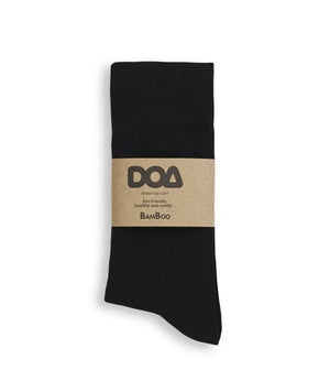 doa Men's 3 Pair Comfort Cuff Bamboo Socks