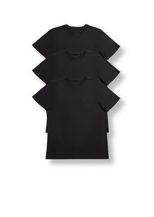 Women's Organic Cotton Short-Sleeve Basic T-shirt 3-Pack