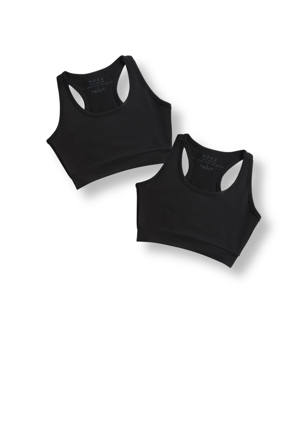 Organic Cotton Sports Bra 2-Pack