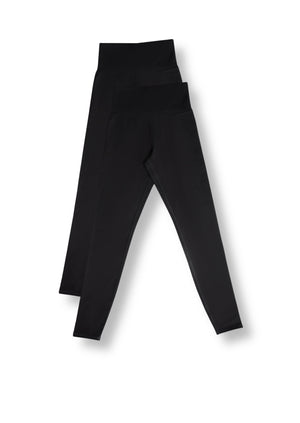 Organic Cotton Full-Length Leggings 2-Pack