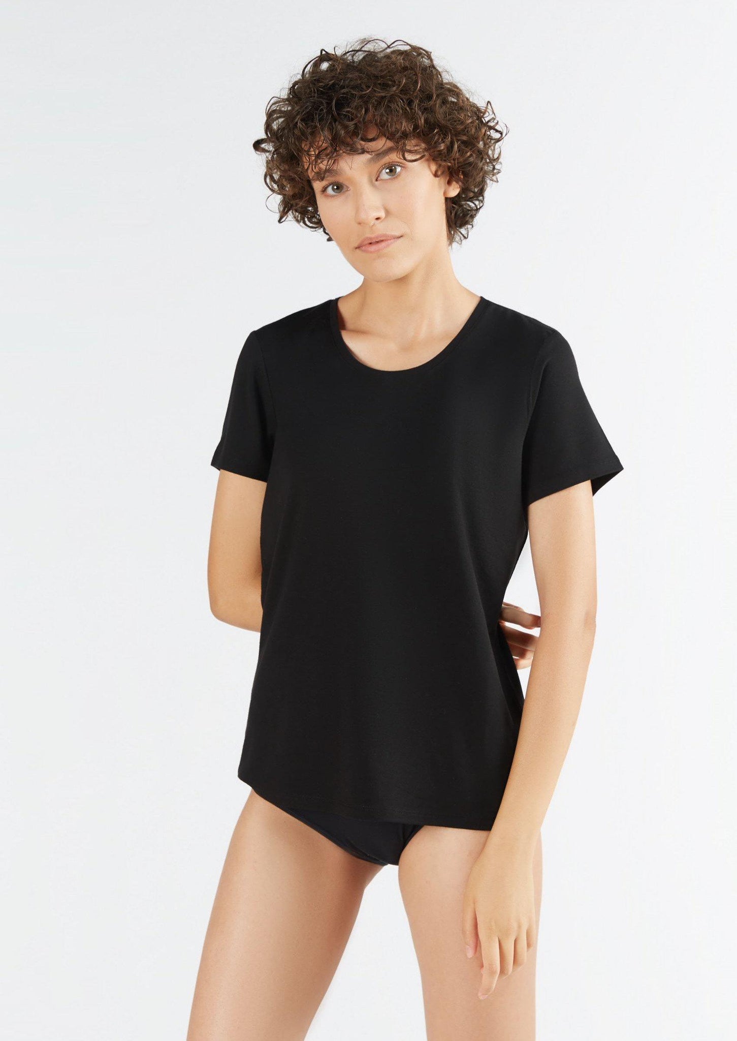 Women's Organic Cotton Short-Sleeve Basic T-shirt