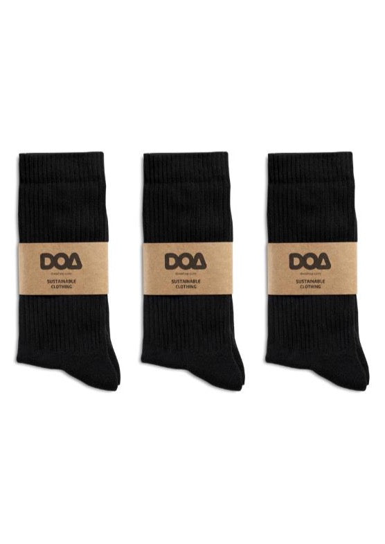 doa ACTIVE Performance Crew Tennis Socks (3-Pack)