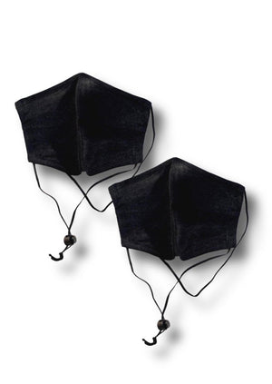 silver-pro 2.0 Anti-Bacterial Protective Travel Masks 2-pack