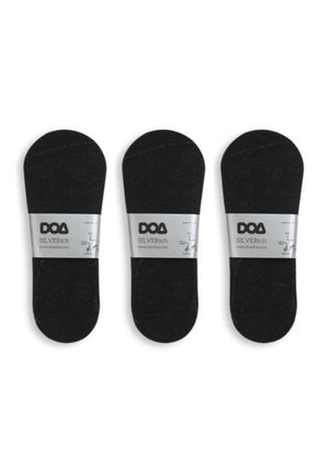 silver-pro antibacterial, odourless, no-show socks (3-pack)